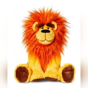 Plush Lion Toy - Orange and Yellow
